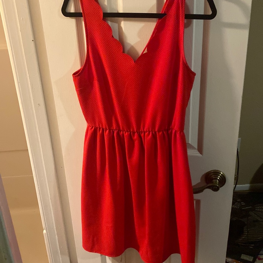 Scalloped dress